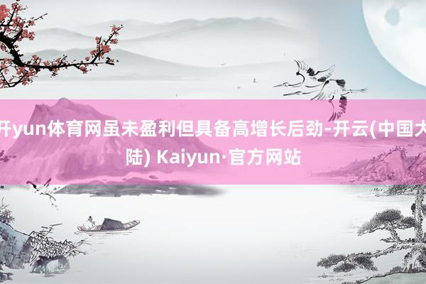 开yun体育网虽未盈利但具备高增长后劲-开云(中国大陆) Kaiyun·官方网站